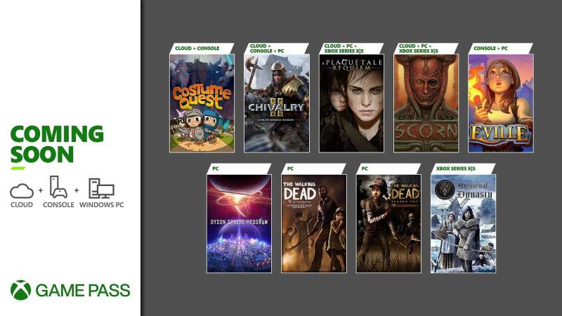 Xbox Game Pass 10月上旬新增游戏公布