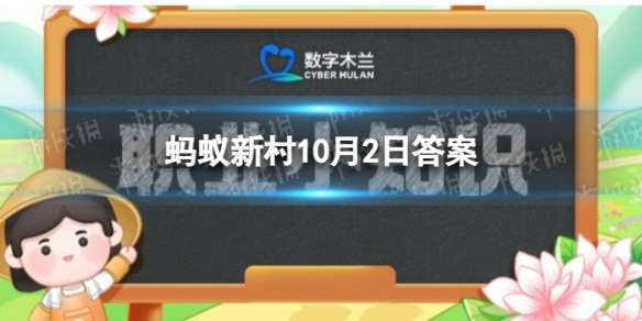  蚂蚁新村今日答案最新10.2 飞行员裤子设计灵感