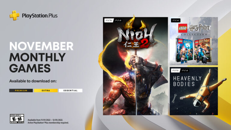 PS+欧美服11月会免游戏公布 《仁王2》等