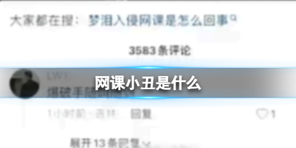 网课小丑是什么 网课小丑是什么梗