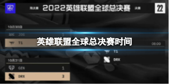 S12全球总决赛时间 S12全球总决赛DRXT1在什么时候打