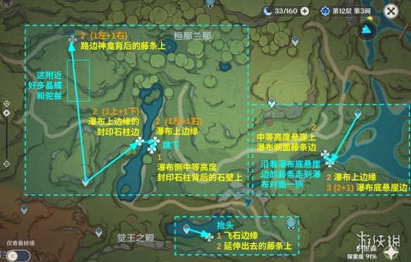 原神3.2劫波莲收集路线 3.2版本劫波莲采集线路图	