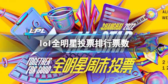 lol全明星投票排行票数 全明星票数统计排名