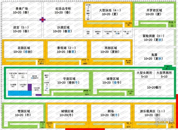 游乐园梦物语布局攻略 游乐园梦物语豪华布局攻略