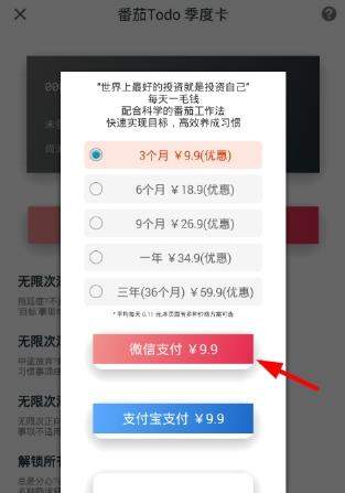 番茄todo如何进行微信充值？番茄todo进行微信充值教程