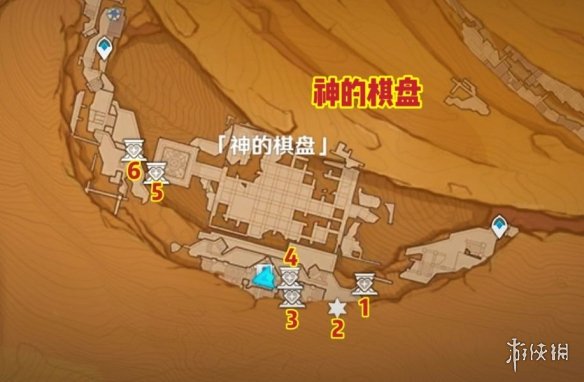 原神千壑沙地圣章石碑 千壑沙地圣章石柱子